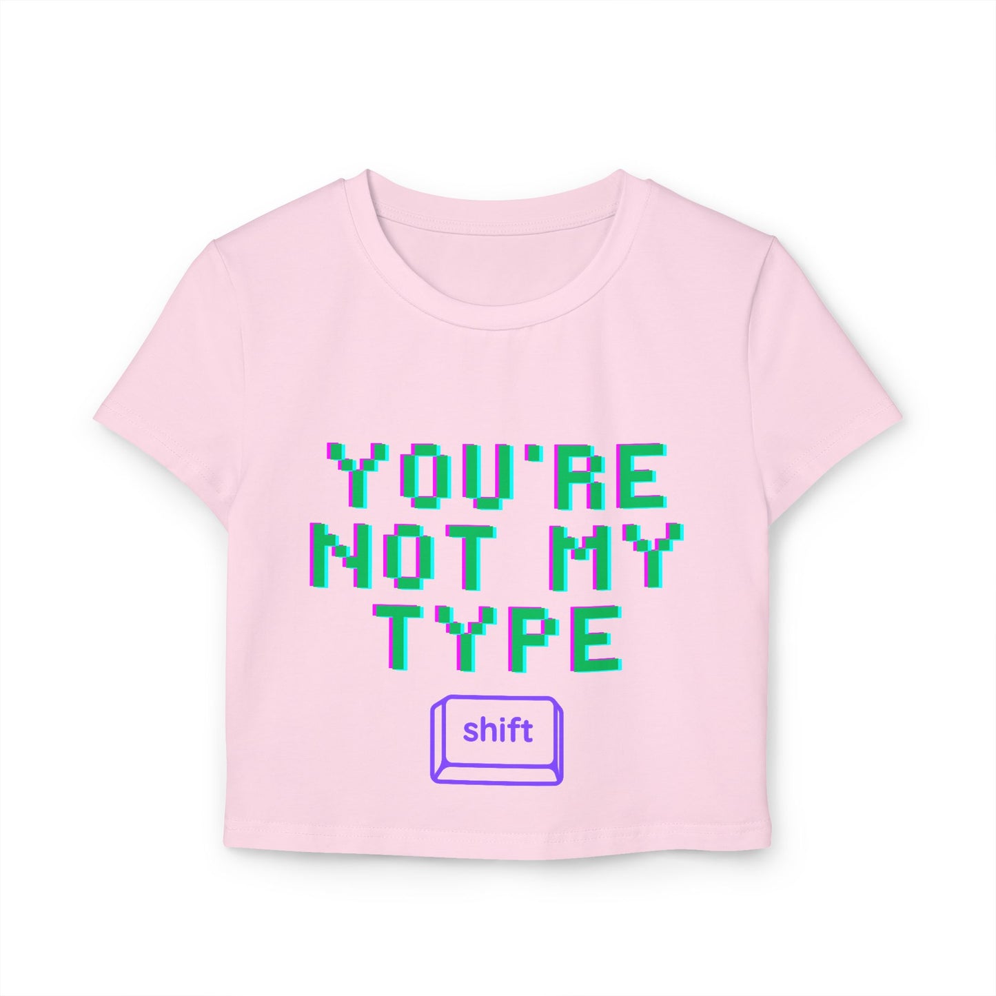 Retro Type Crop Tee